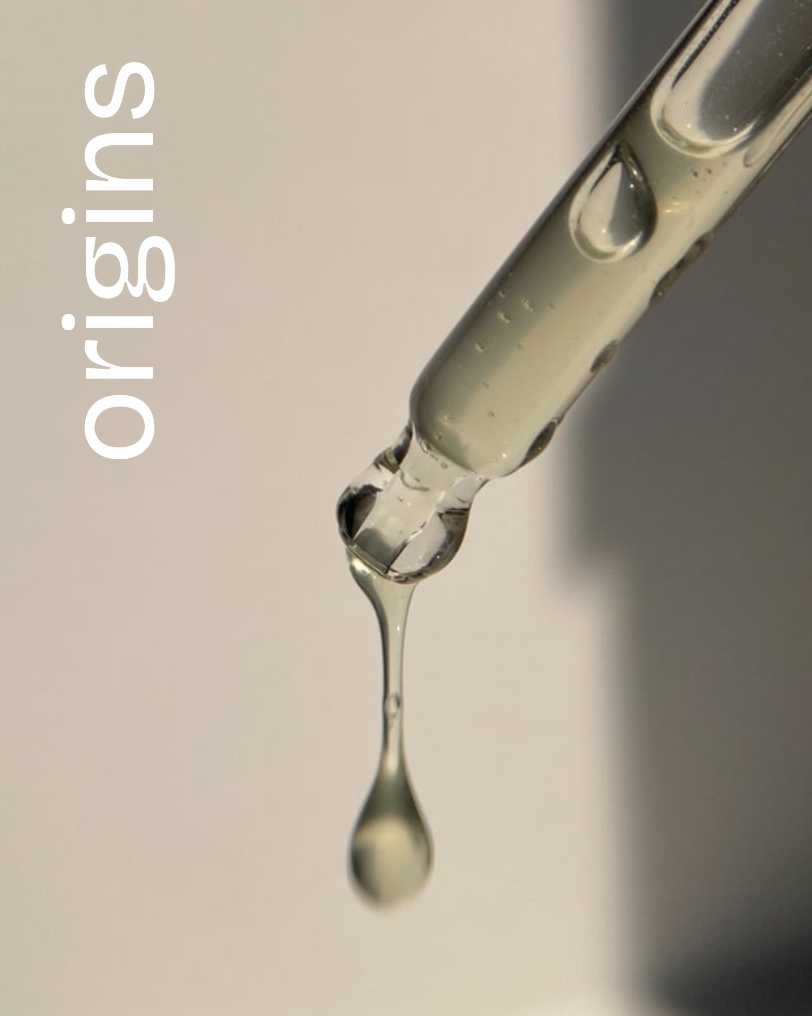 green serum in pipette